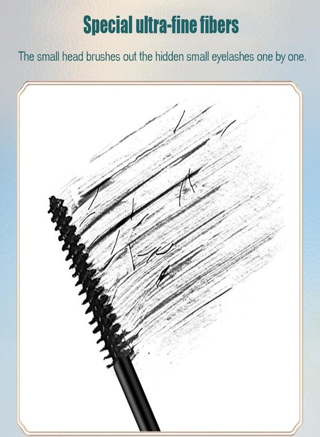 GHFCZOO Waterproof Ultra Fine Black Mascara for Short Lashes - Skinny Brush for Tiny Eyelashes, Lengthening & Thickening - Image 4